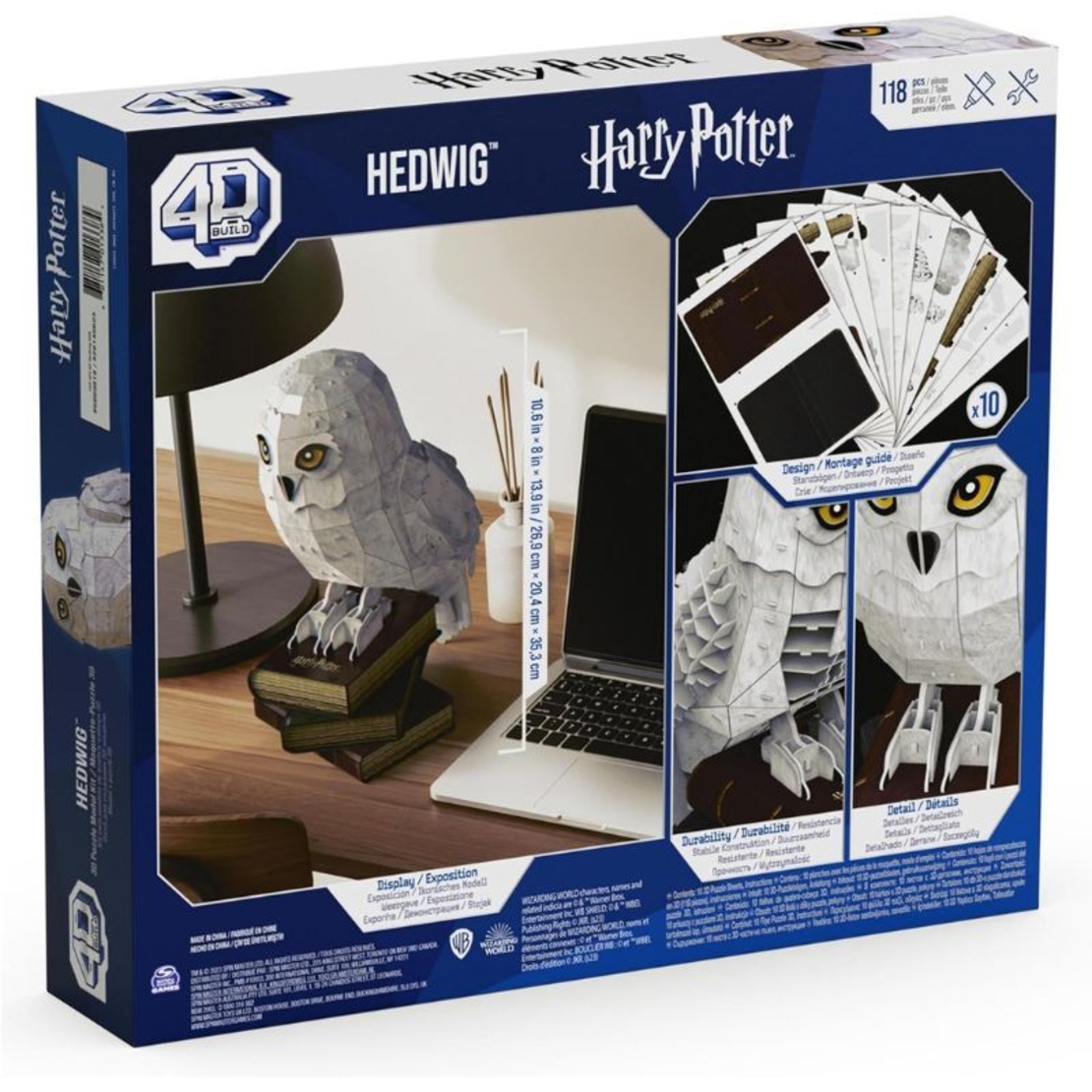 4D пъзел Spin Master Harry Potter Hedwig, 118 ч.