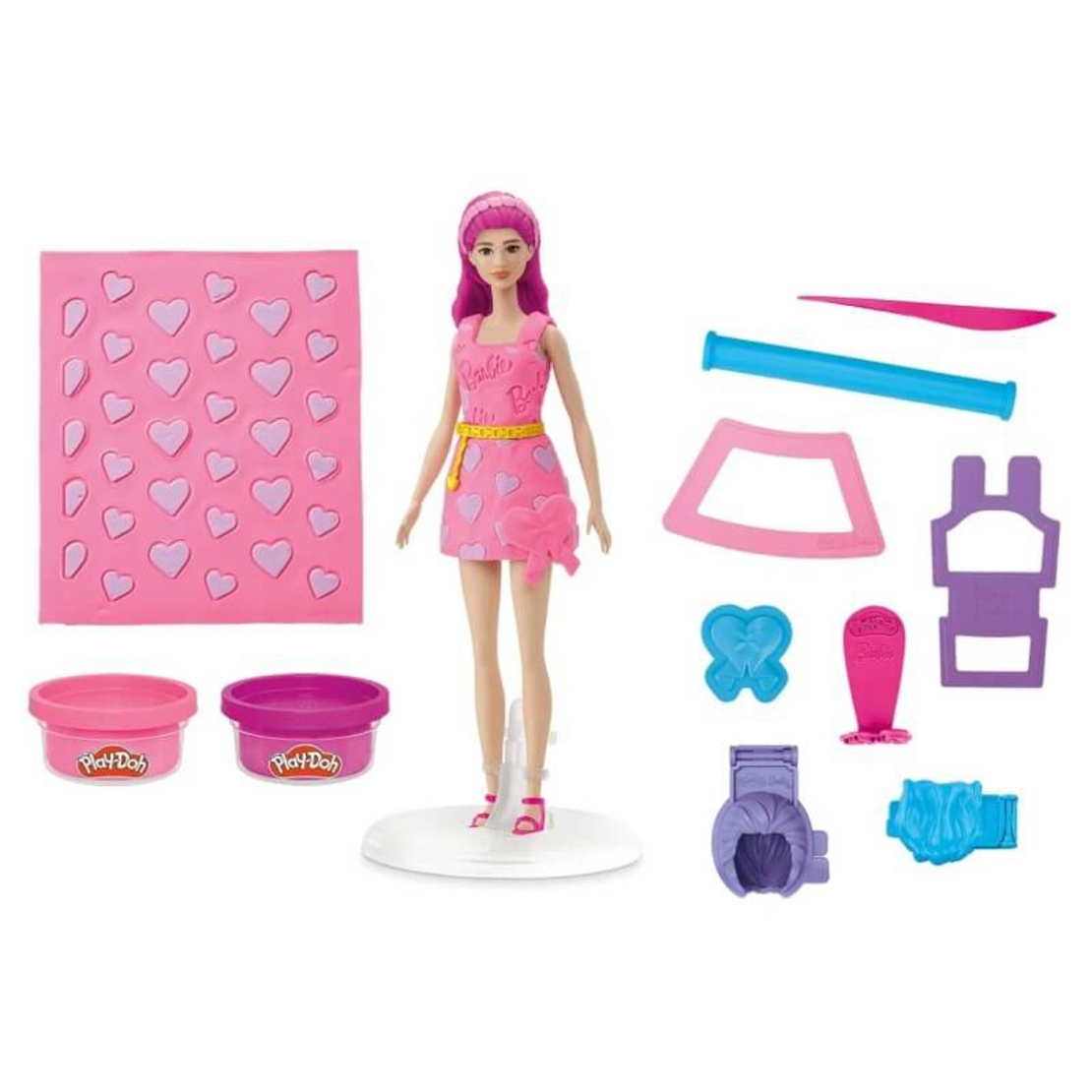 Игрален комплект Hasbro Play-Doh Barbie за тоалети и прически, G1357