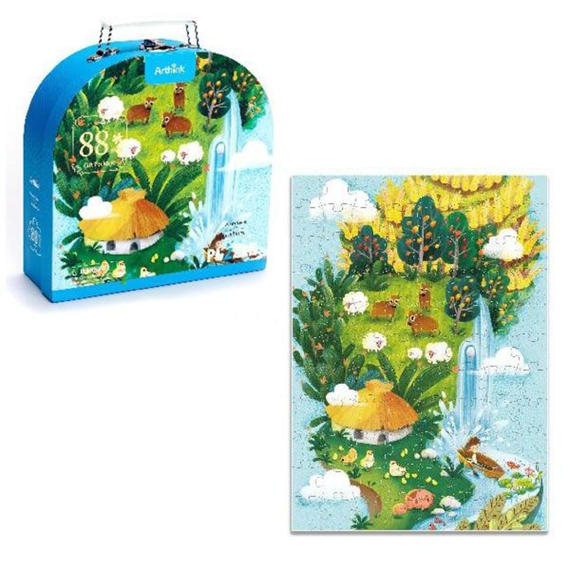 Пъзел Raya Toys Ферма, 88 ч.