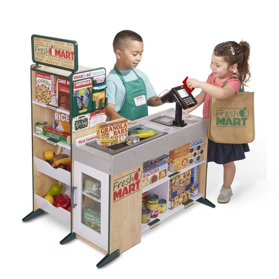 Дървен супермаркет Melissa&Doug Fresh Market 19340