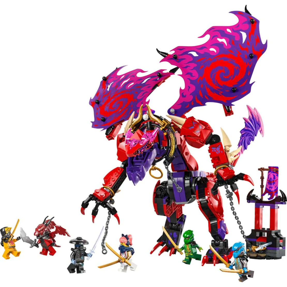 LEGO® NINJAGO® Гръмотевичен зъб - Дракон на хаоса 71832