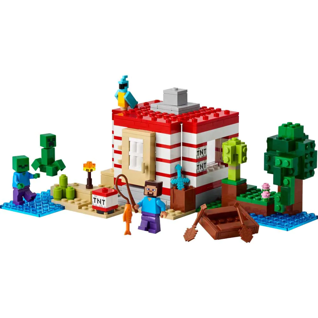 LEGO® Minecraft® TNT къща в джунглата 21275