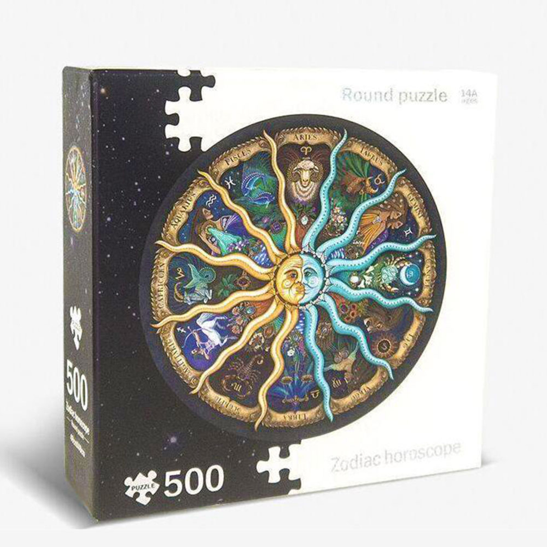 Пъзел кръг Raya Toys Зодиакални знаци 500 ч.