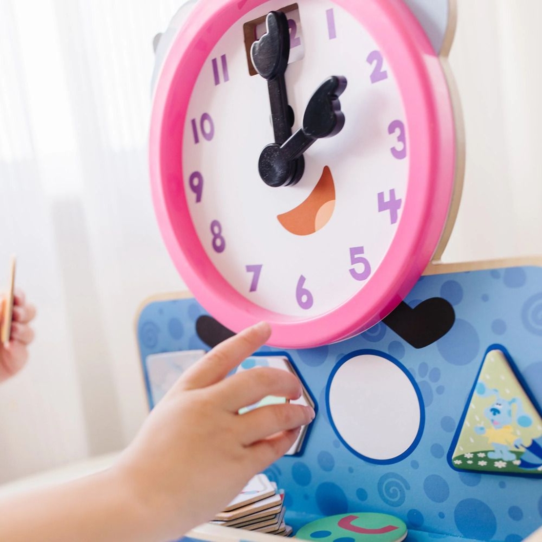 Дървен магнитен часовник Melissa and Doug Blue's Clues & You! Tickety Tock 33014