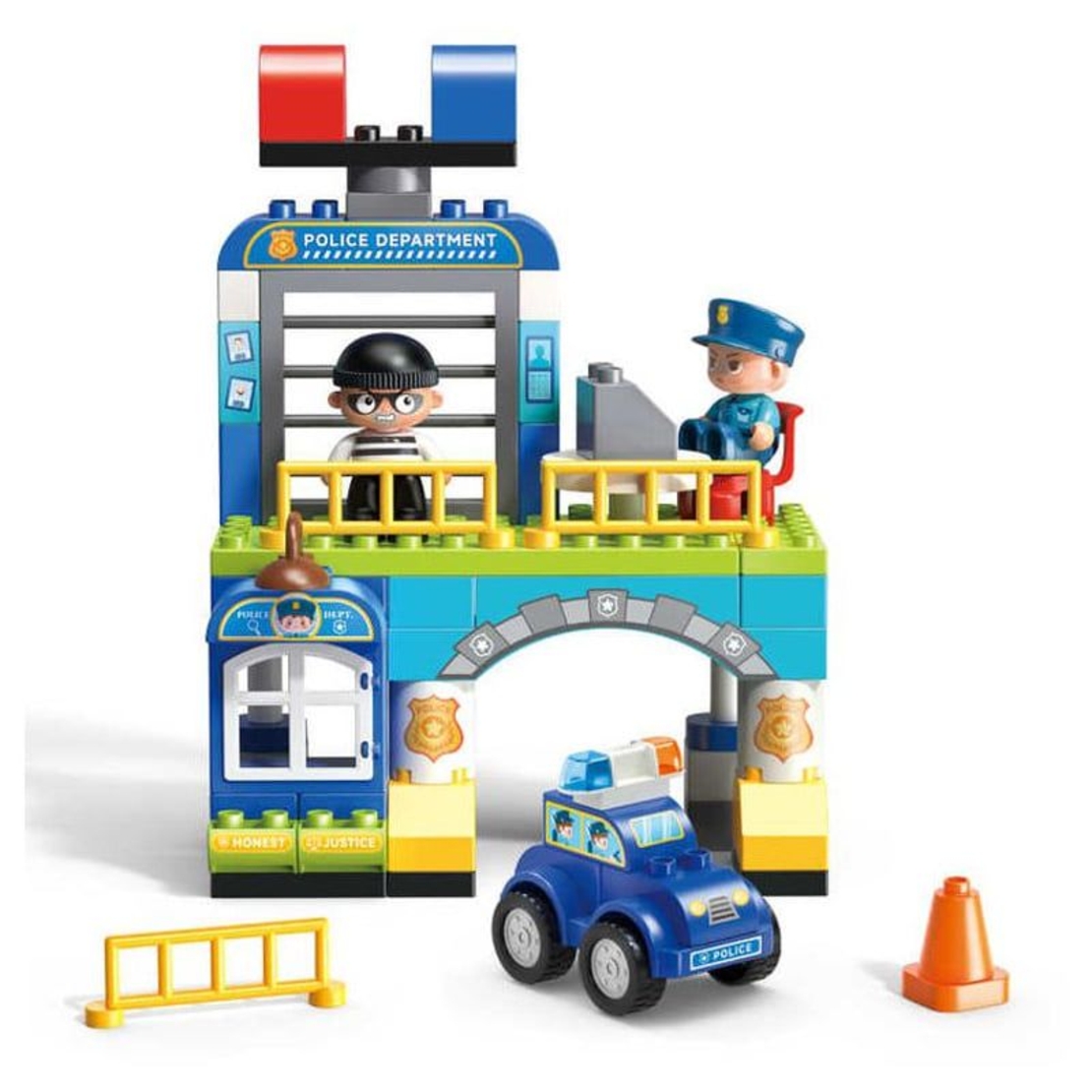 Конструктор Feelo City Series Mini Police Station, 63 ч.