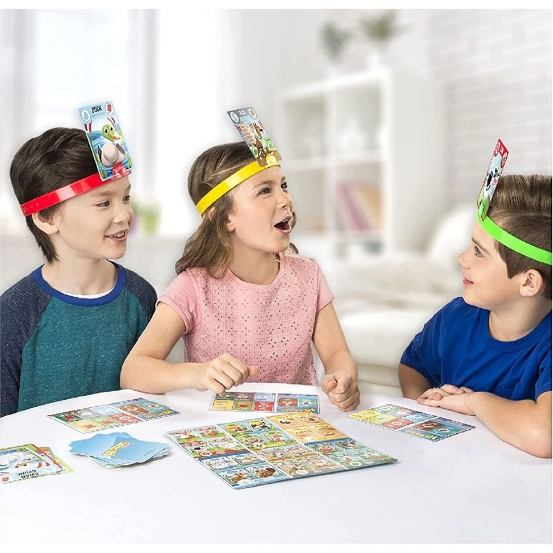 Настолна игра Spin Master Hedbanz Junior Какво животно съм аз?