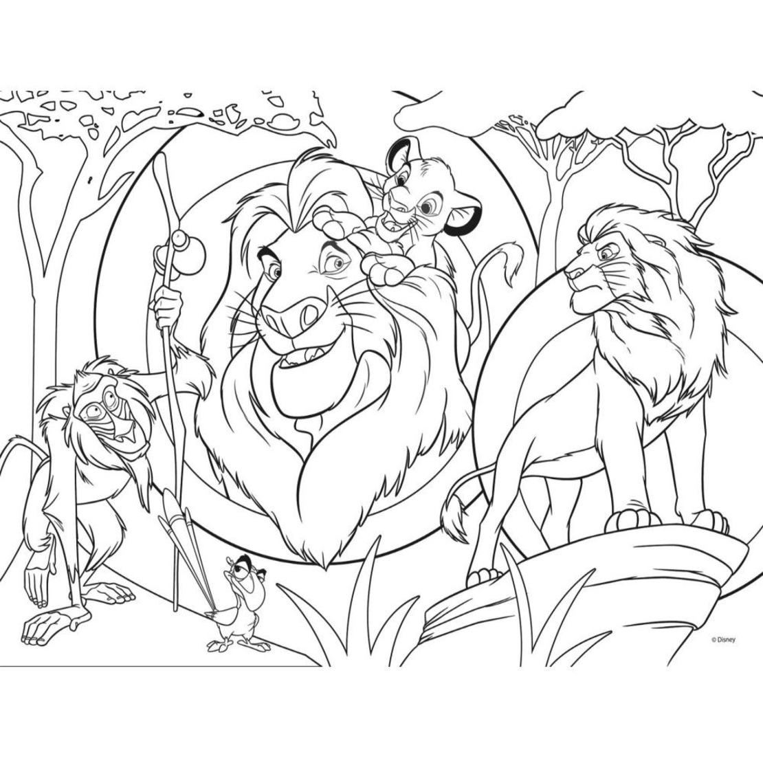 Двустранен пъзел Lisciani Disney Eco Puzzle Цар Лъв, 24 ч.