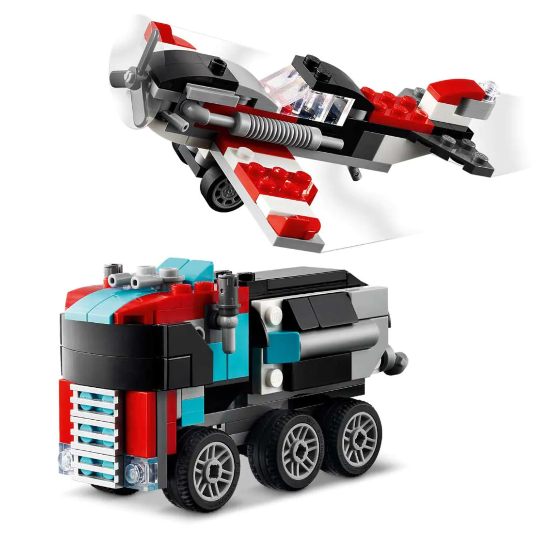 LEGO® Creator Камион с платформа и хеликоптер 31146