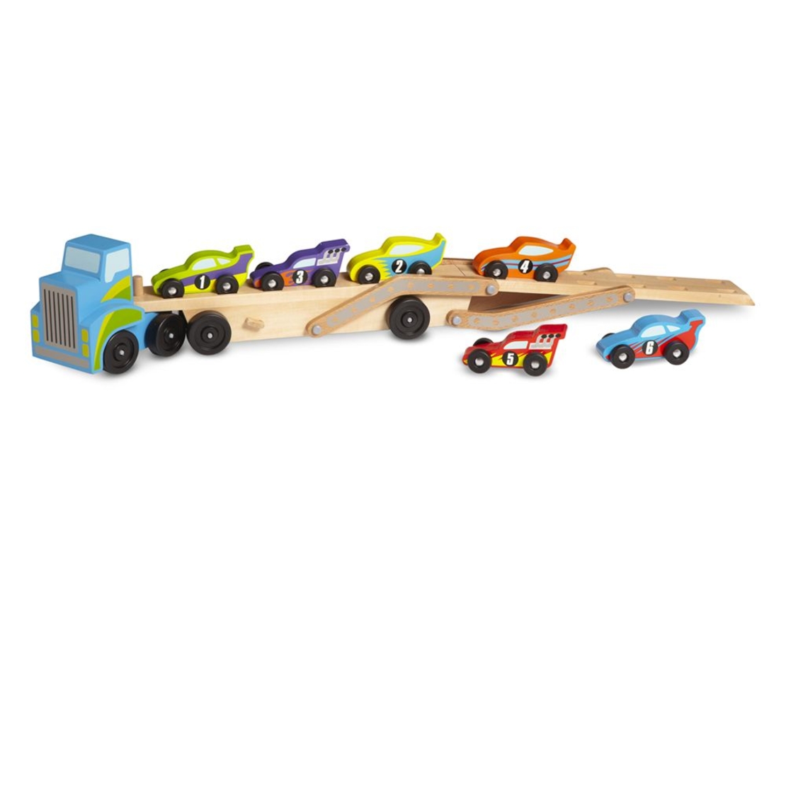 Автовоз с коли дървен Melissa and Doug 12759