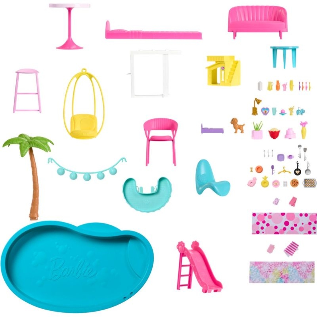 Къща за кукли Mattel Barbie Dreamhouse, на 3 етажа, 75 части, HMX10