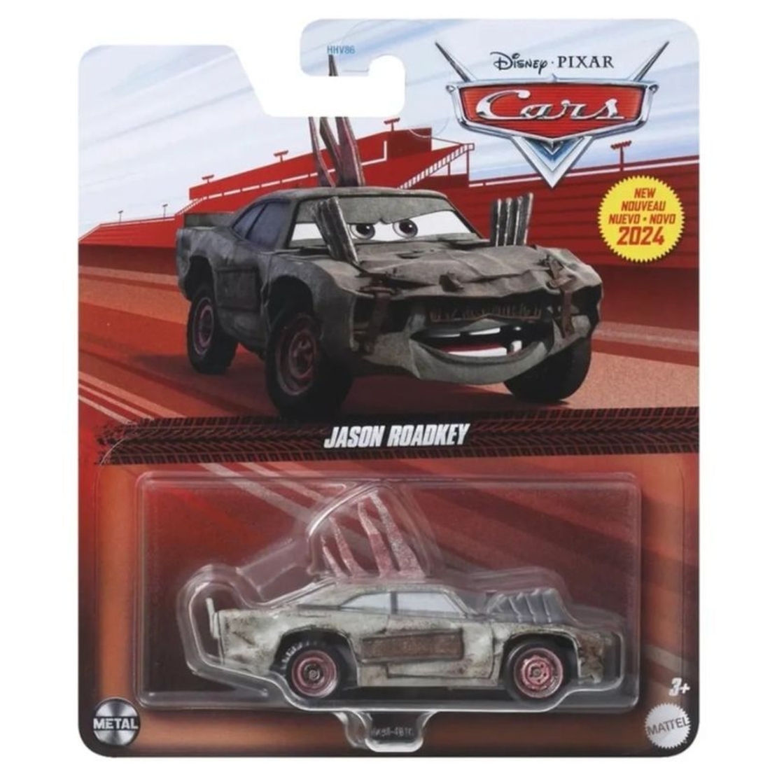 Метална количка Mattel Cars Jason Roadkey 1:55, HTX98