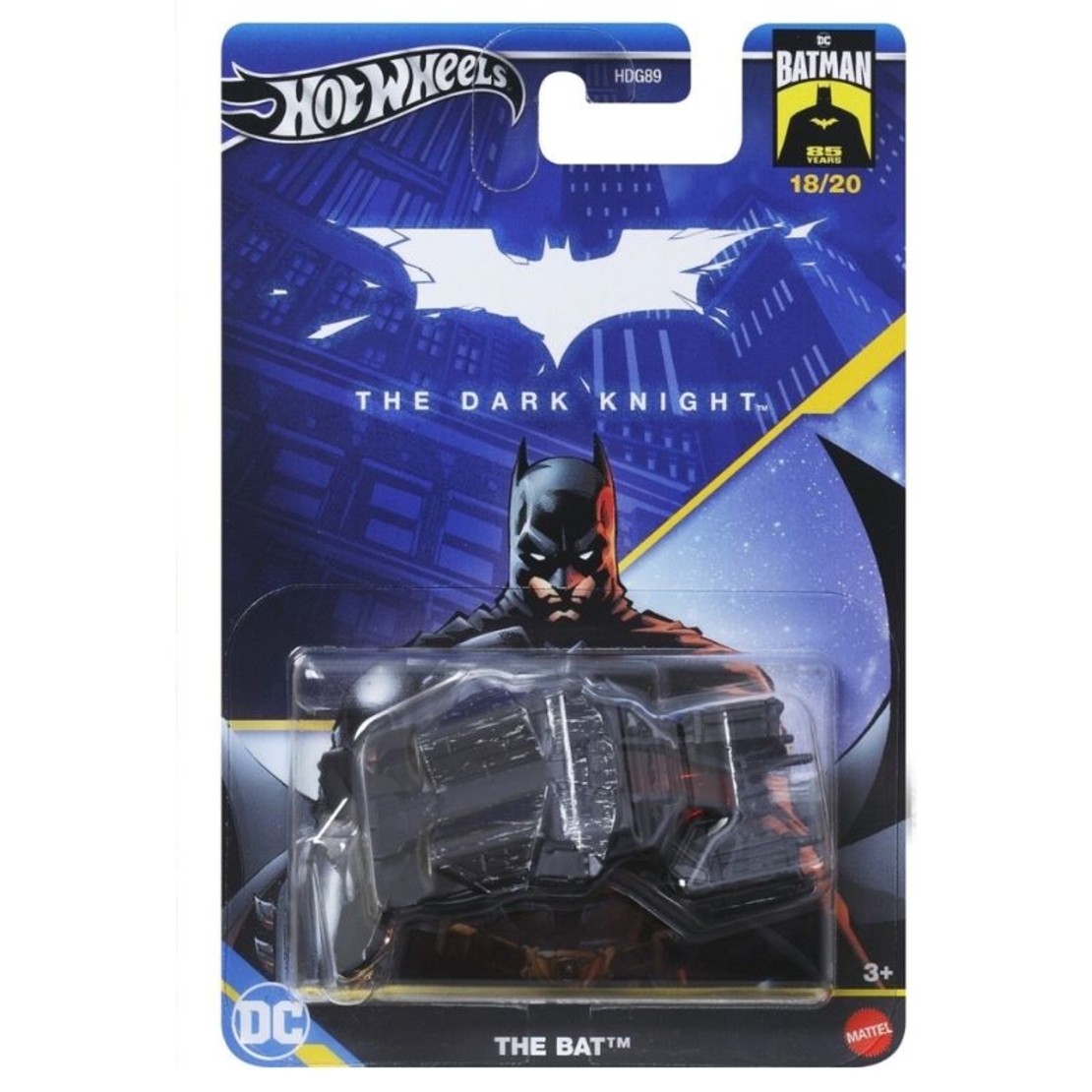 Количка Mattel Hot Wheels Batman Series The Bat, HRW33
