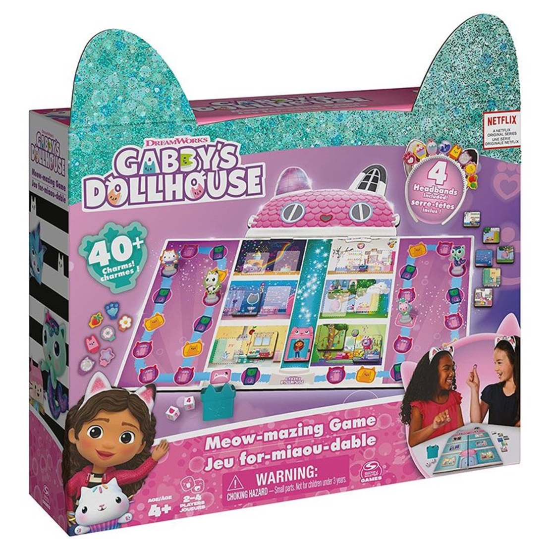 Детска настолна игра Spin Master Gabby's Dollhouse Meow-Mazing Dollhouse