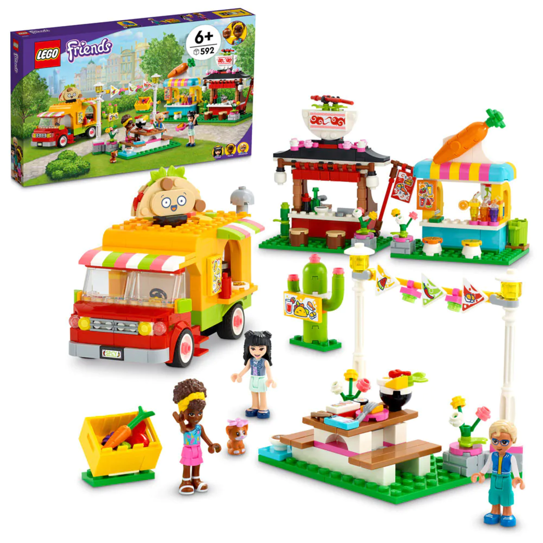 LEGO® Friends Уличен пазар за храна 41701