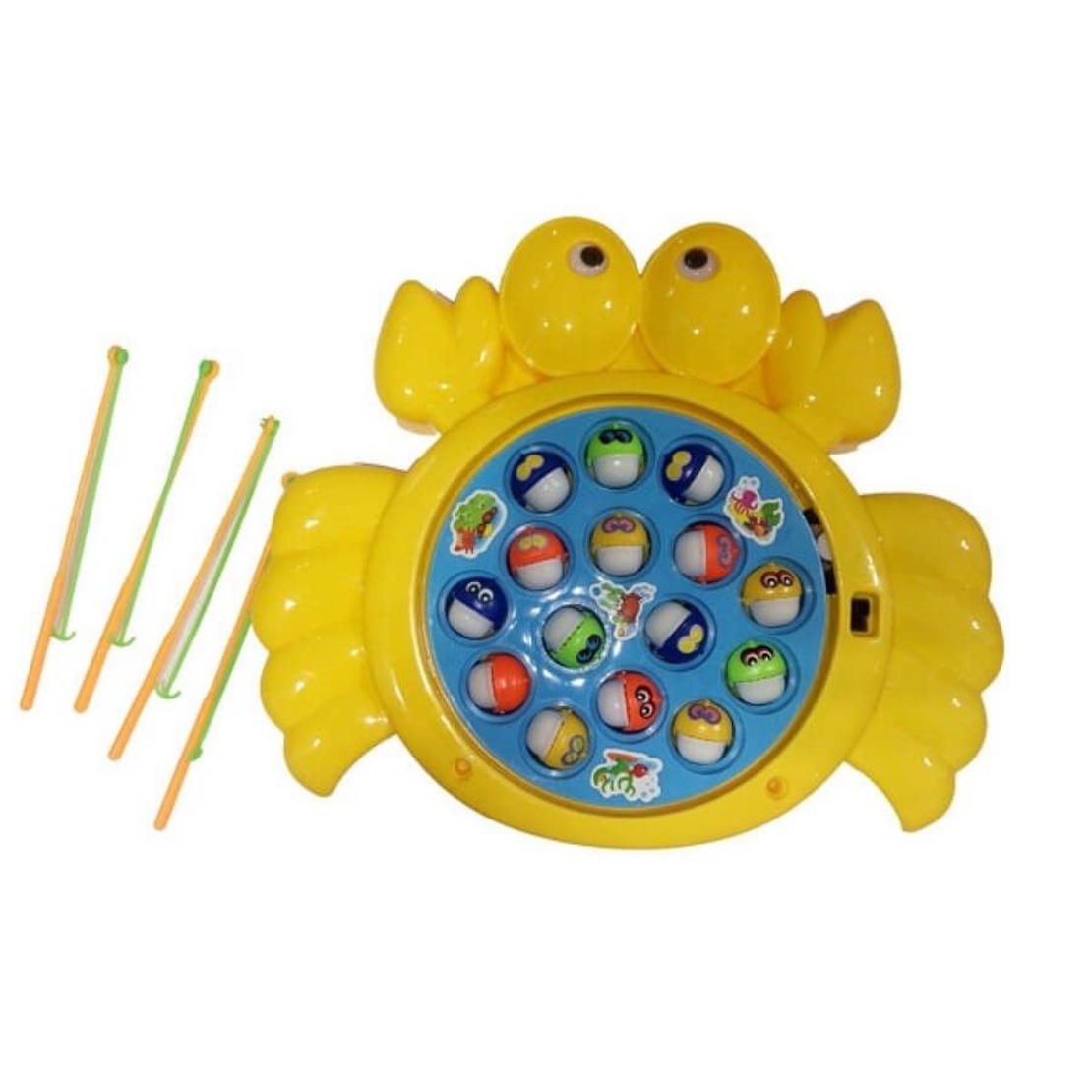 Игра Риболов Рак на батерии Raya Toys, Жълт