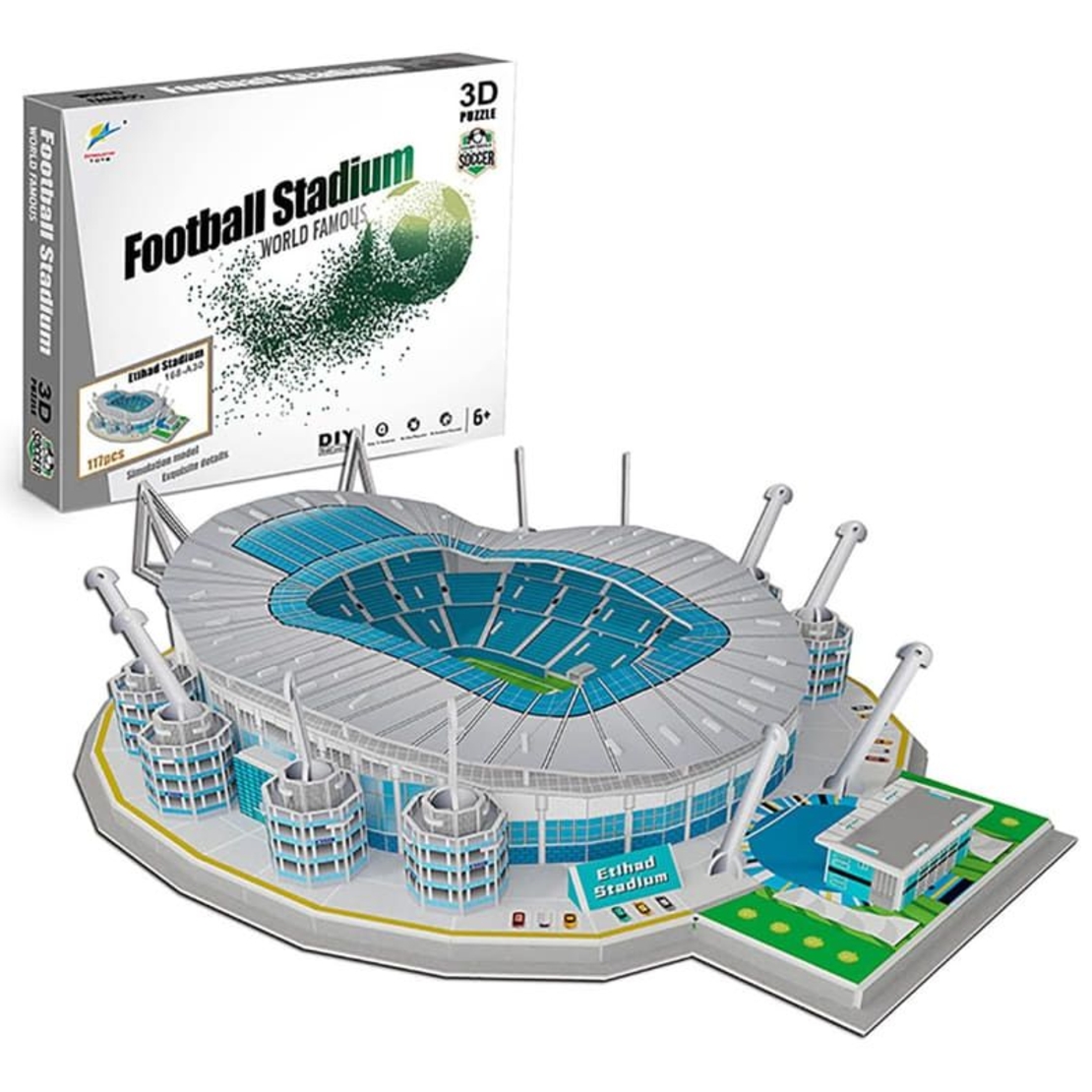 3Д пъзел Raya Toys Манчестър Сити Стадион Етихад
