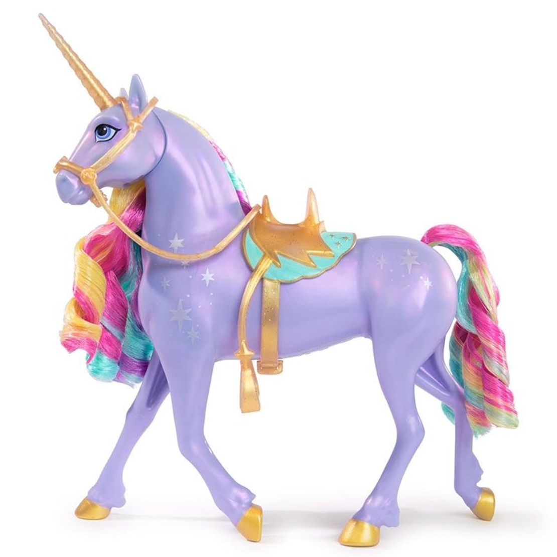 Интерактивна играчка светещ еднорог Spin Master Unicorn Academy Wildstar, със звуци и музика