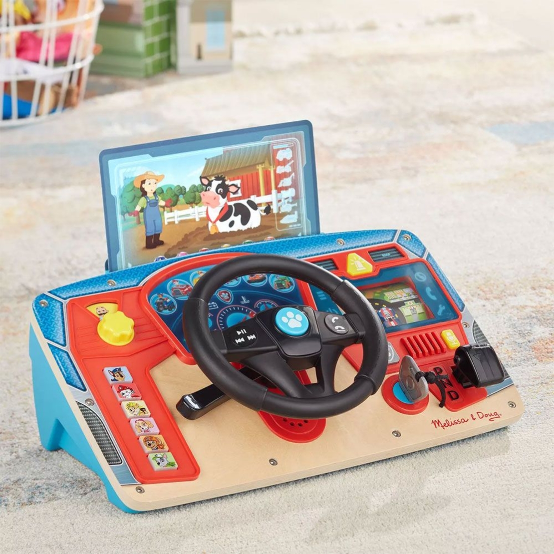 Дървено табло с волан Melissa and Doug Paw Patrol Rescue Mission, 100+ мисии