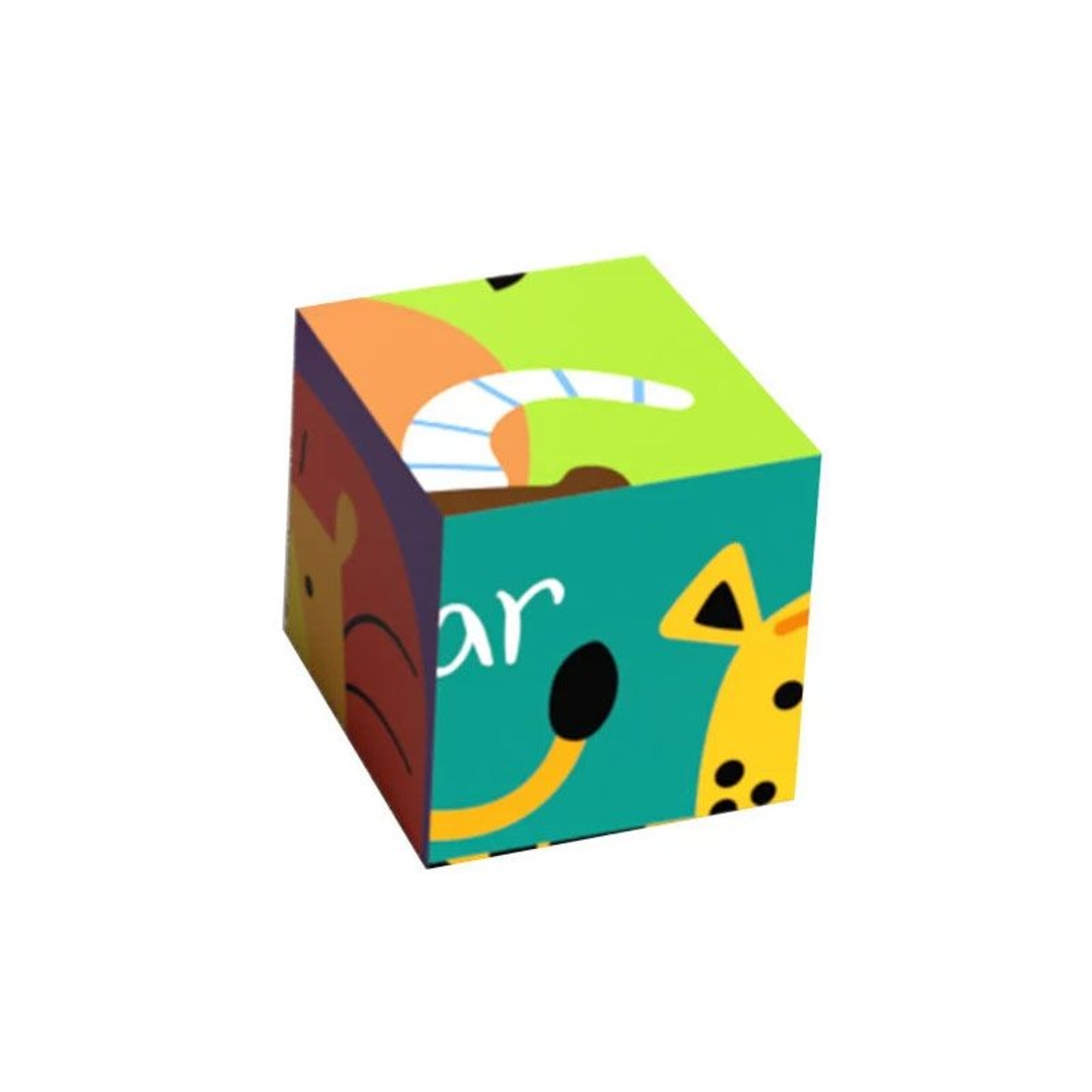 Кубчета пъзел 6 в 1 Raya Toys Животни
