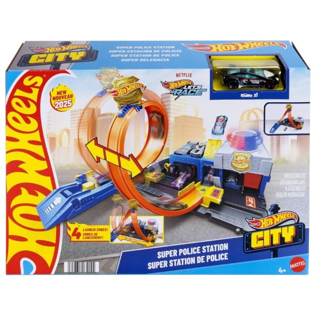 Писта Mattel Hot Wheels Super Police Station