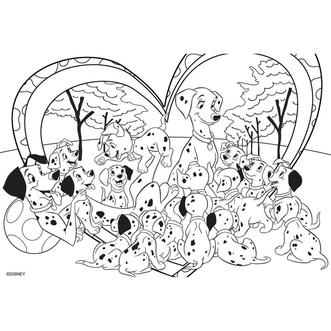 Пъзел Lisciani MAXI 101 Dalmatians 24 ч.
