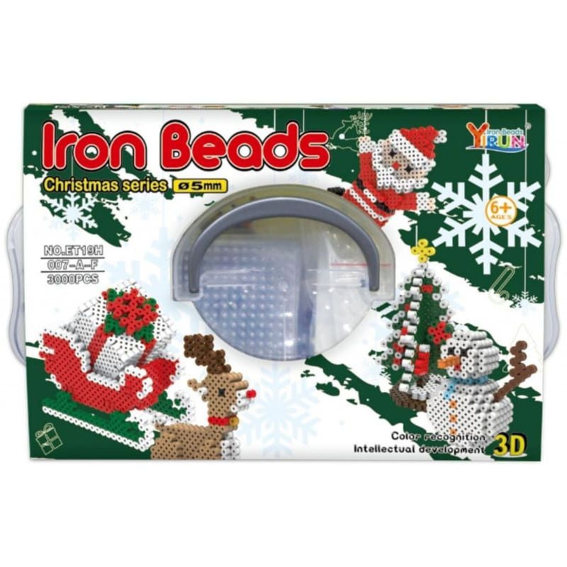 Мозайка за гладене 3D Raya Toys Коледа, 3000 части