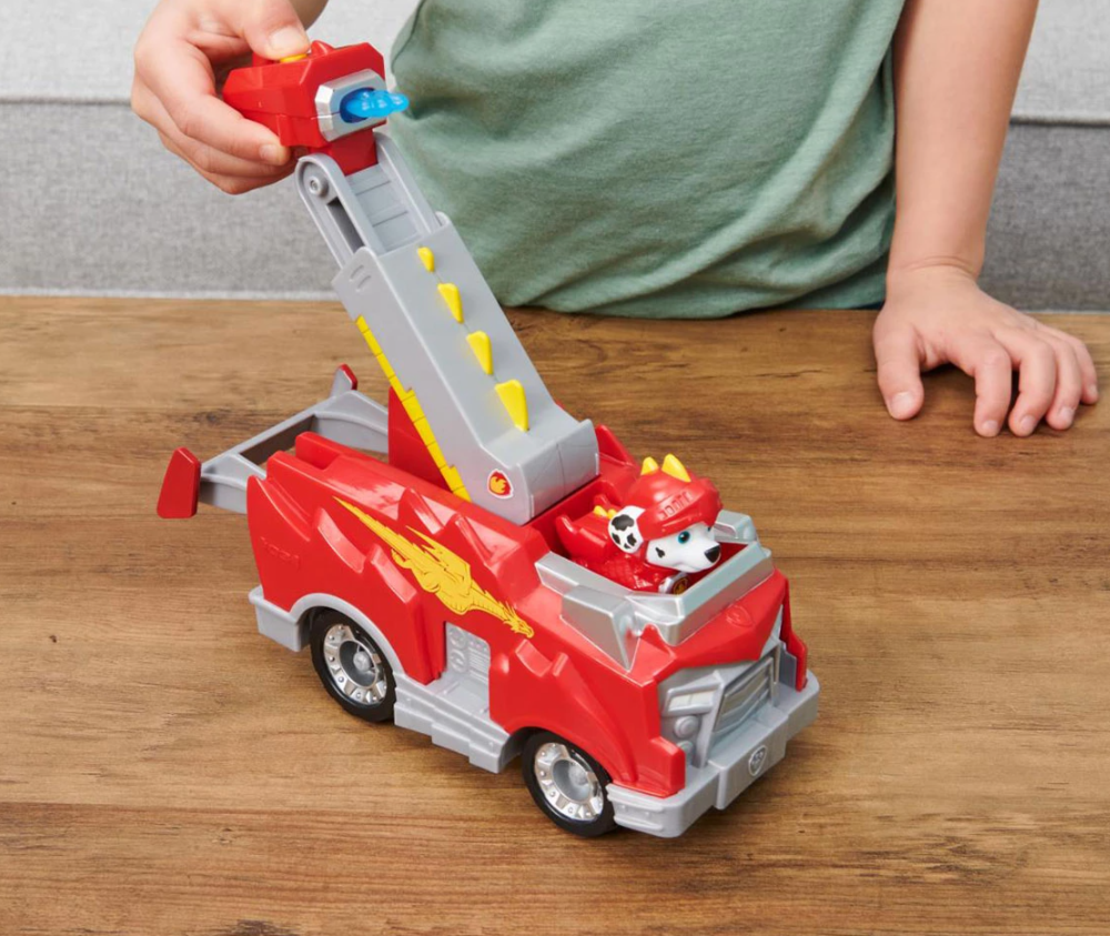 Трансформиращо превозно средство с фигурка Spin Master Paw Patrol Rescue Knights Marshall 20135918