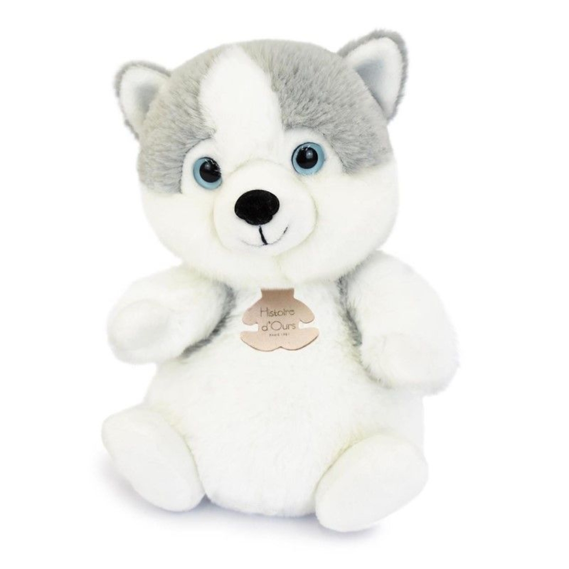 Плюшена играчка Doudou Histoire d'Ours куче хъски 20 см, HO3279