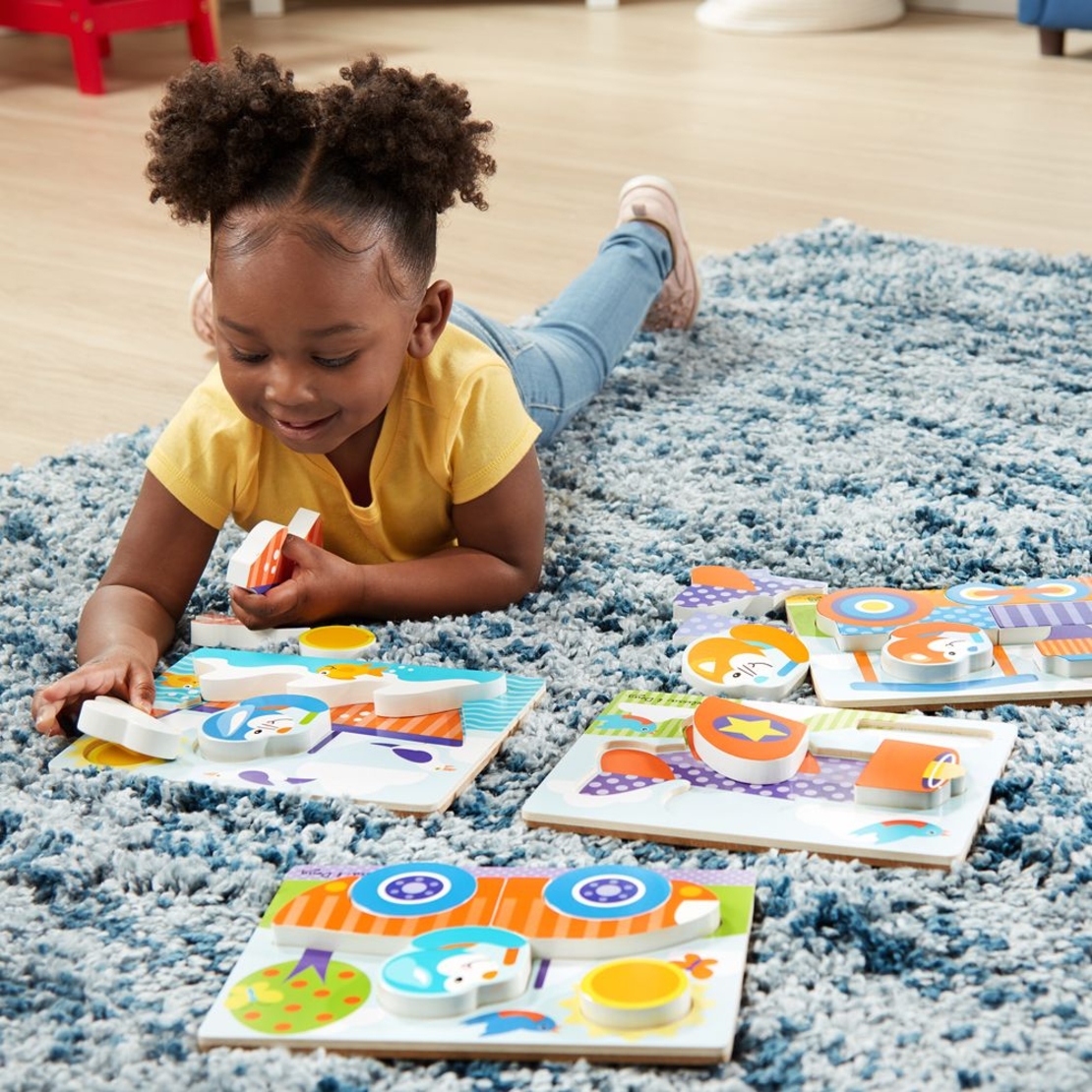 Дървен пъзел Melissa and Doug Превозни средства 40133