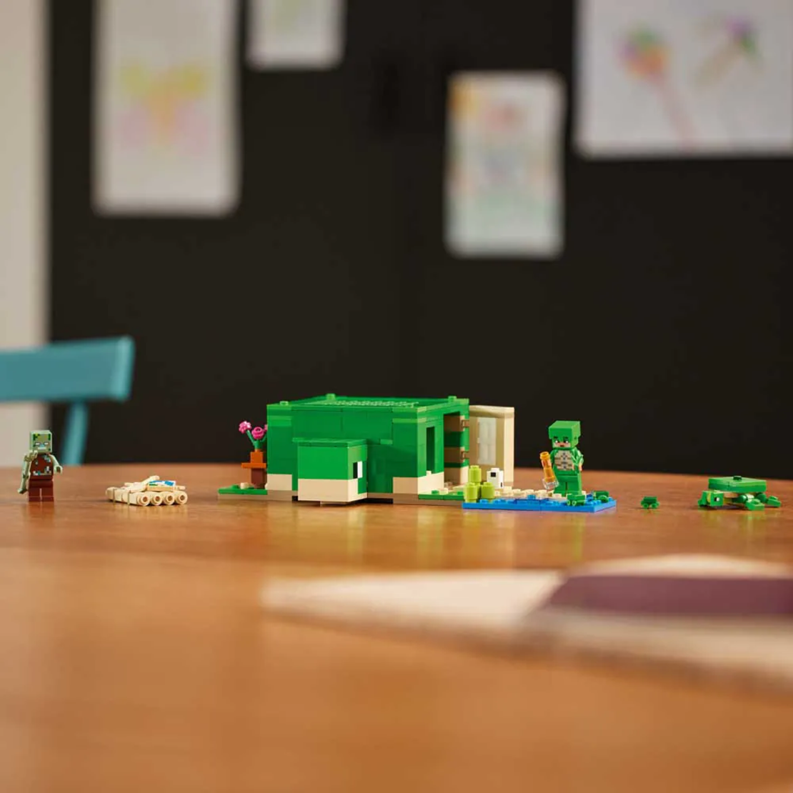 LEGO® Minecraft® Къща на плажа на костенурките 21254