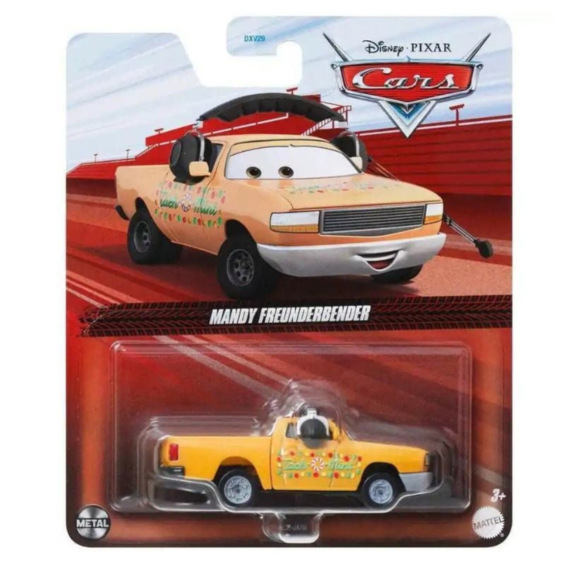 Метална количка Mattel Cars Mandy Freunderbender 1:55, FLL72