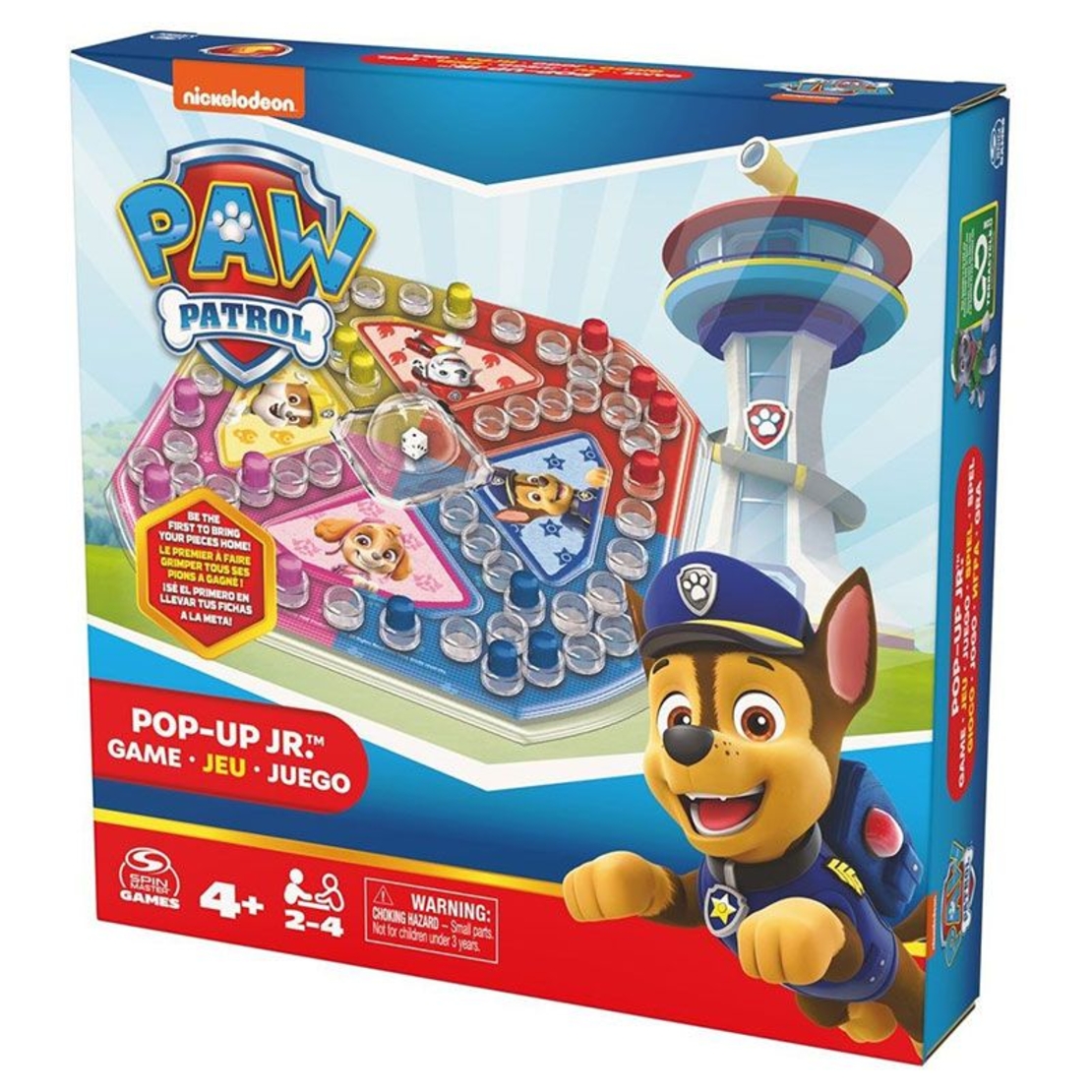 Детска игра Spin Master Paw Patrol Pop-up, Не се сърди, човече