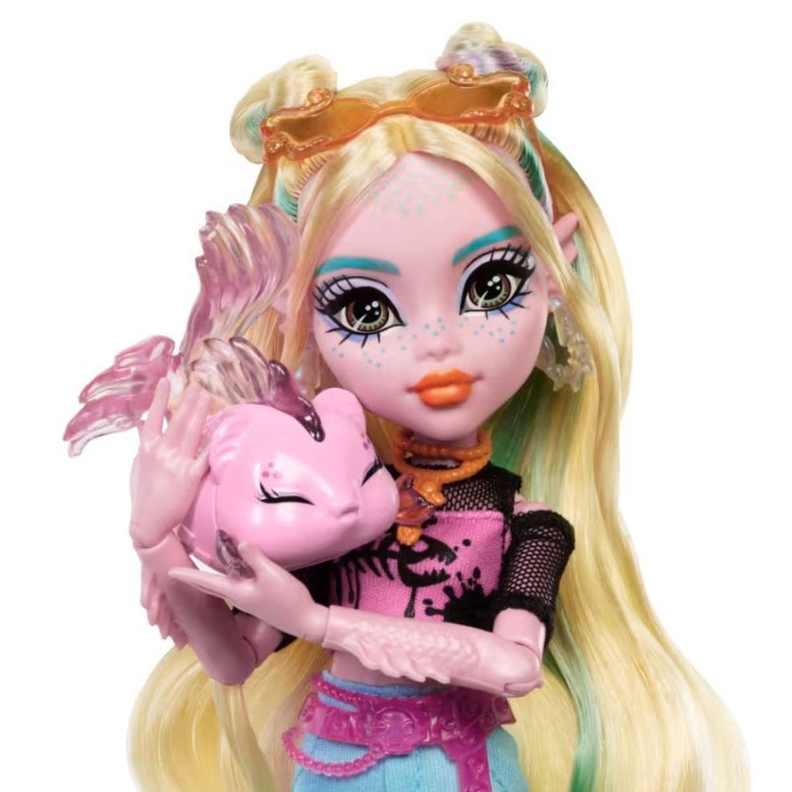 Кукла Mattel Monster High Lagoona Blue, с домашен любимец и аксесоари