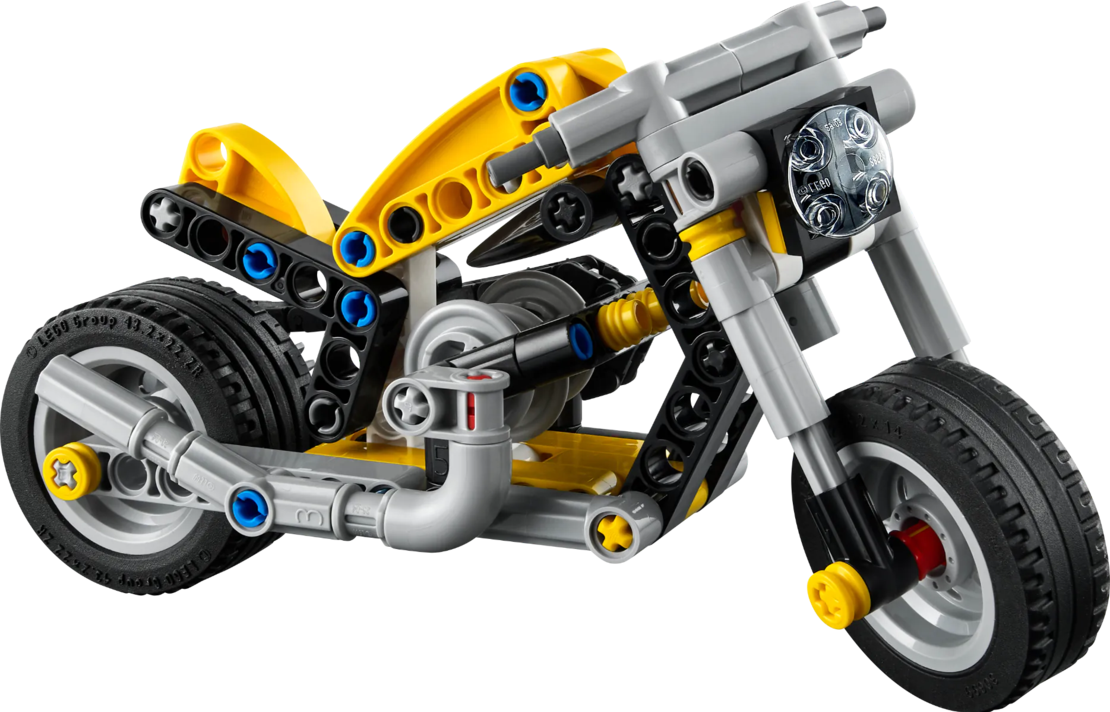 LEGO® Technic Жълт мотоциклет 42225