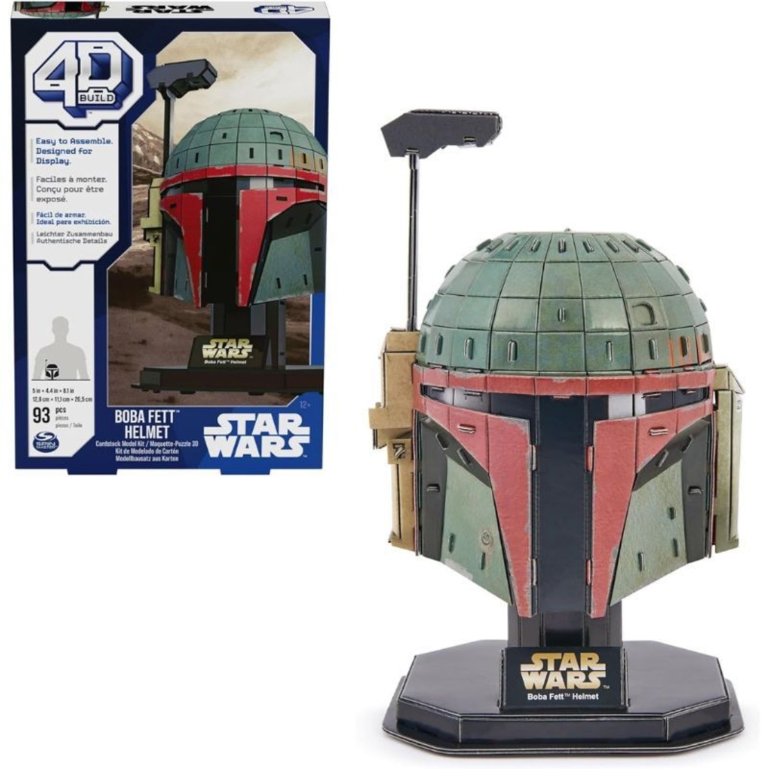 4D пъзел Spin Master Star Wars Boba Fett Helmet, 93 ч.