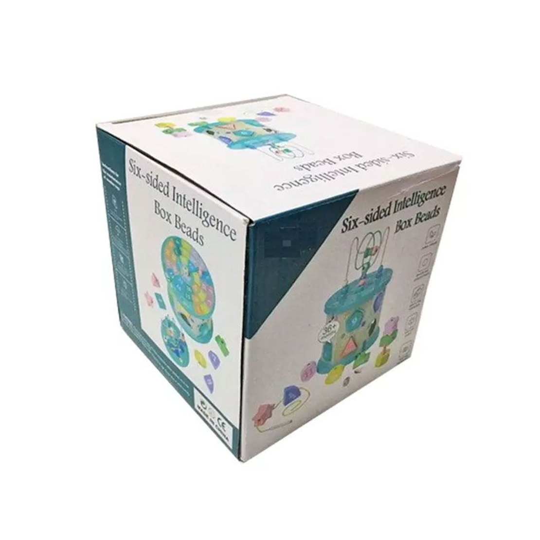 Дървен сортер Raya Toys с лабиринт и настолна игра