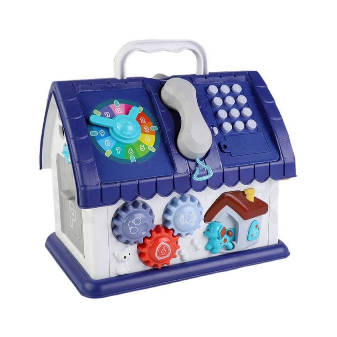 Raya Toys Полицейска къща с конструктор, 55 части