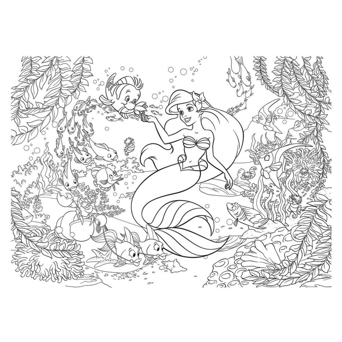 Детски пъзел Lisciani The Little Mermaid 108ч 48069
