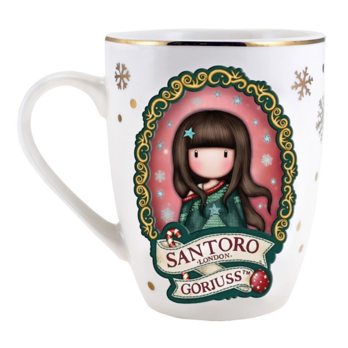 Комплект чаша с подложка - Santoro Gorjuss Merry and Bright - Cosy