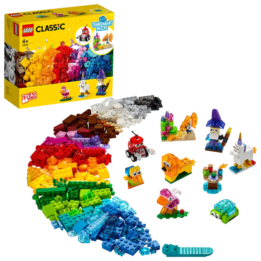 LEGO® Classic Творчески прозрачни тухлички 11013