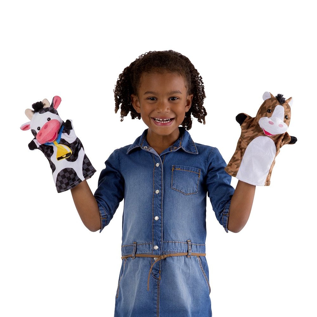 Петрушки за куклен театър Melissa and Doug Приятели от фермата 4 броя 19080
