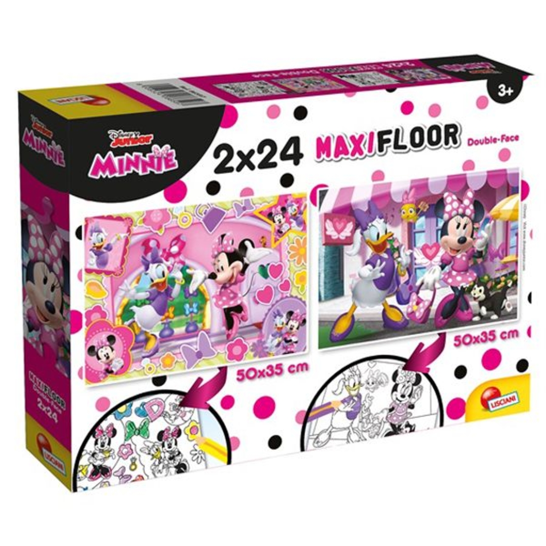 Детски пъзел Lisciani MAXIFLOOR MINNIE 2x24ч. 86597