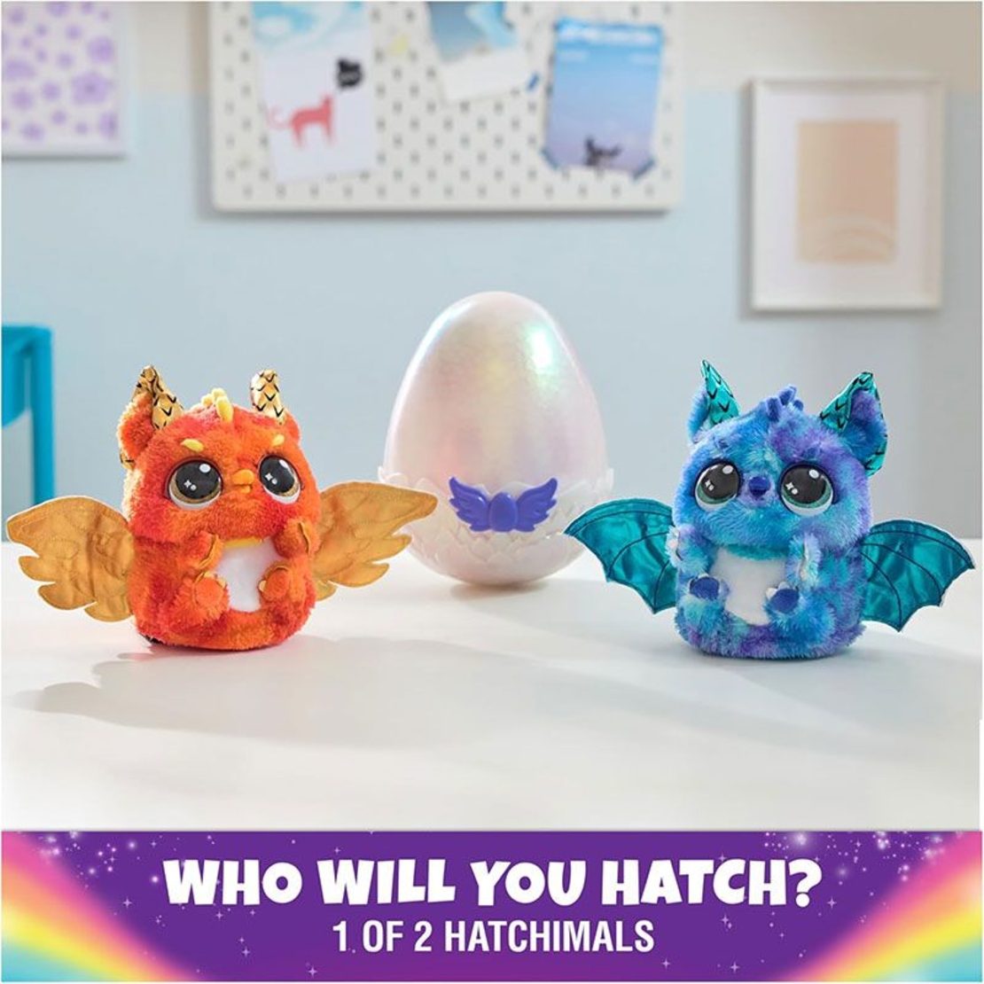 Интерактивна играчка изненада в яйце Spin Master Hatchimals Alive Mystery Hatch Draggle, със светлини и звуци