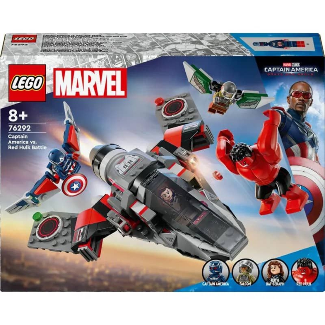 LEGO® Marvel Битка на Капитан Америка срещу Червения Хълк 76292