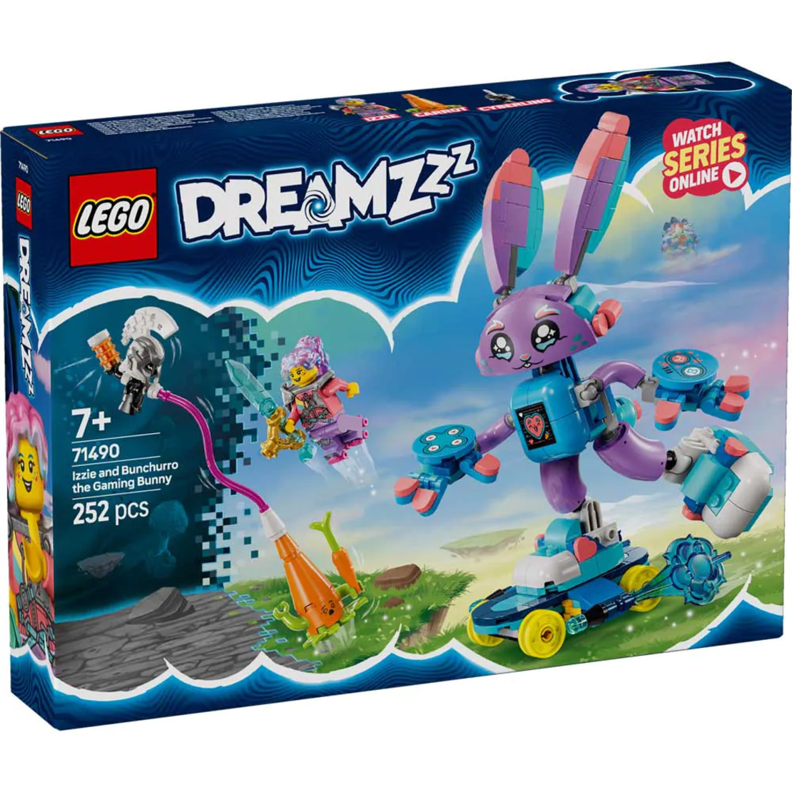 LEGO® DREAMZzz™ Изи и играещото зайче Бънчуро 71490