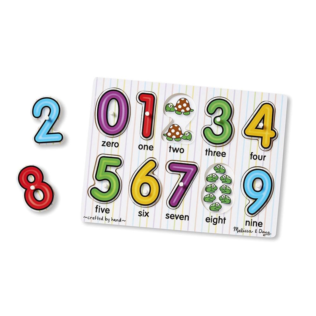 Дървен пъзел Melissa and Doug Цифри 13273