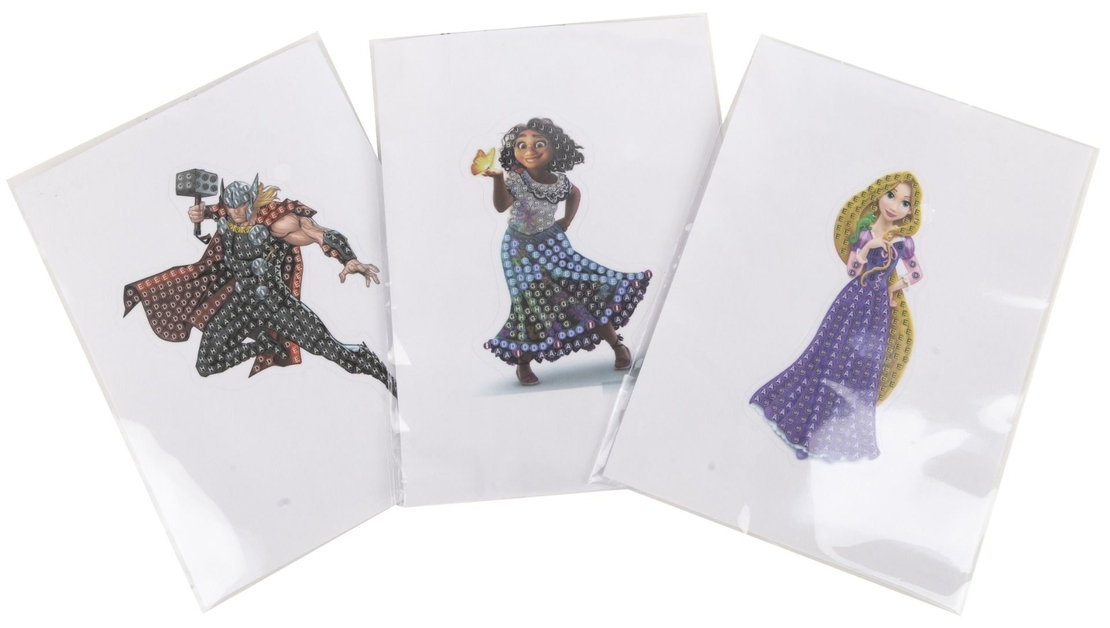 Комплект стикери Craft Buddy - Disney 100 - диамантен гоблен пакет