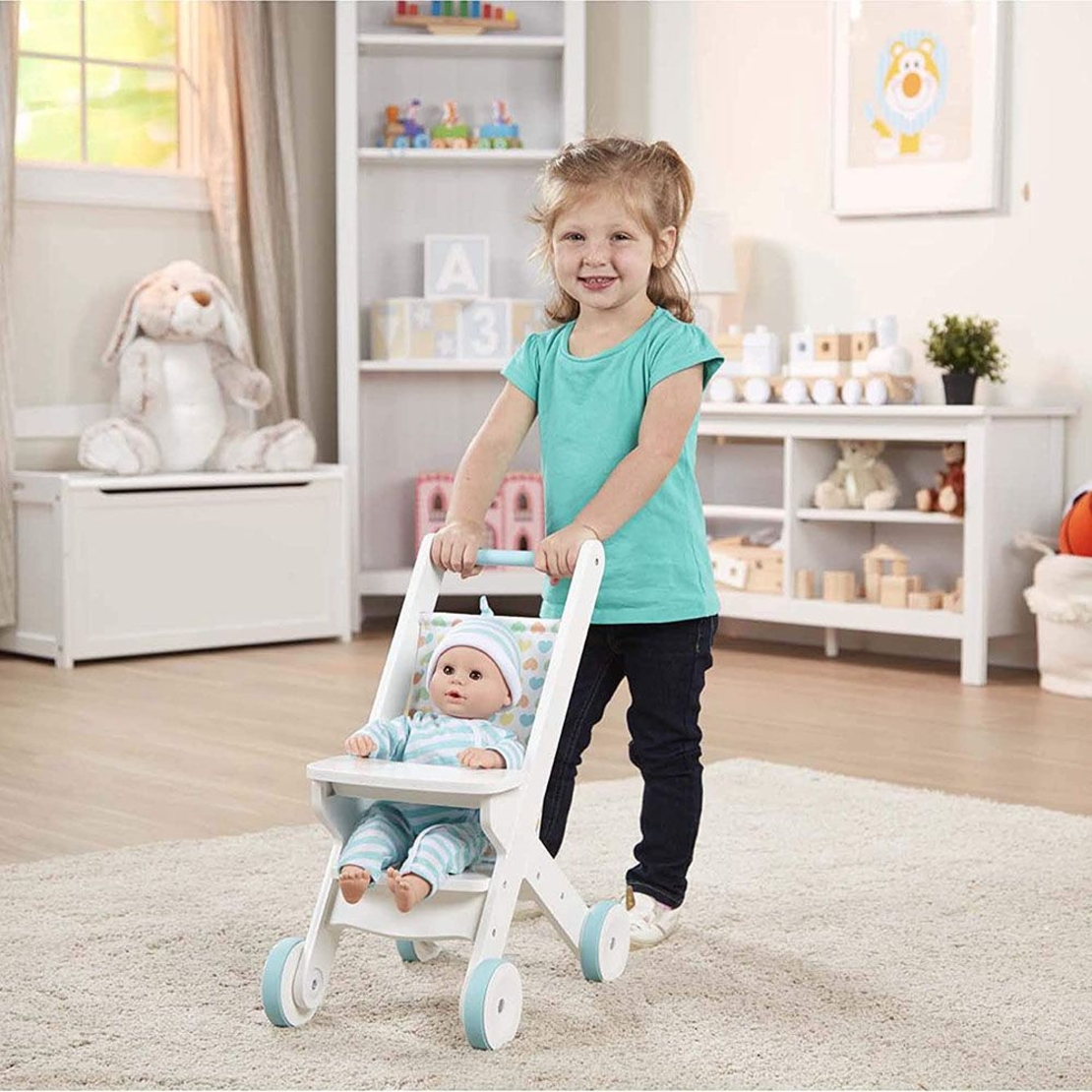 Дървена количка за кукли Melissa and Doug Mine To Love 41725