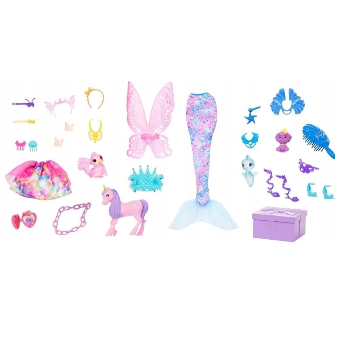 Календар с кукла Mattel Barbie Advent, с 24 изненади