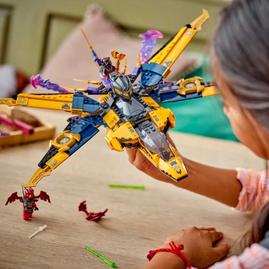 LEGO® NINJAGO® Супер буреносен джет на Рас и Арин 71833
